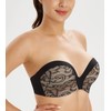 Lemorosy Women's Plus Size Anti-Slip Invisible Seamless Wireless Strapless Bra