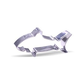 11.4 cm Shark Cookie Cutter - Stainless Steel