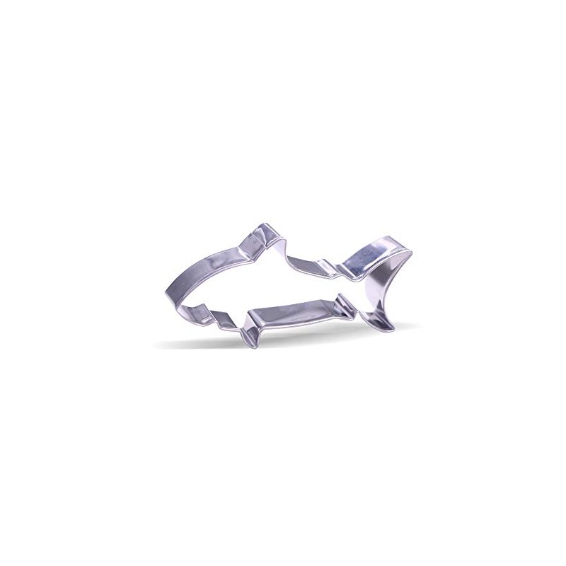 11.4 cm Shark Cookie Cutter - Stainless Steel