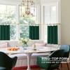 PANELSBURG Dark Green Bathroom Curtain,Moody Green Bathroom Decor,Matching Shower Window