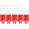 Tool Holder with 20 Screws For M18/18v Cordless Tools -