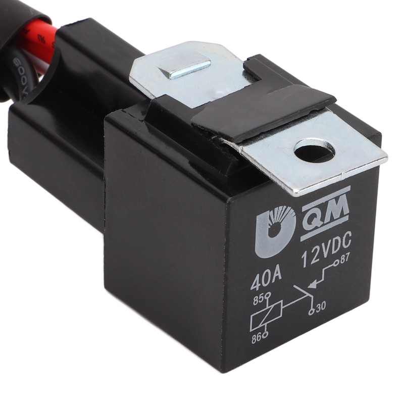 Motorcycle LED Work Light Switch Wiring Harness 12V 40A for