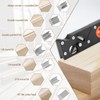 Chamfer Plane Adjustable Woodworking Hand Planer with 6 Cutter Head