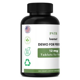 PNTB Gut Health Supplement 12 mg IVEMET,100 Tablets, 99%