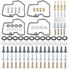 Anxingo 4 Set Carburetor Gaskets Jets Rebuild Kit, Replacement for