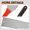 Auto Dynasty 13" Japanese Pullsaw Handsaw Double Edge Sided Straight
