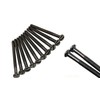 Pack of 10 Electrical Screws 50mm Black Nickel M3.5 Long