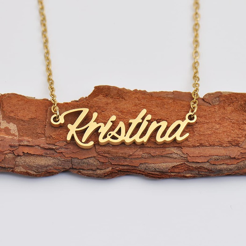 Paulina Name Tag Necklaces for Her His Friends Familys Relationship