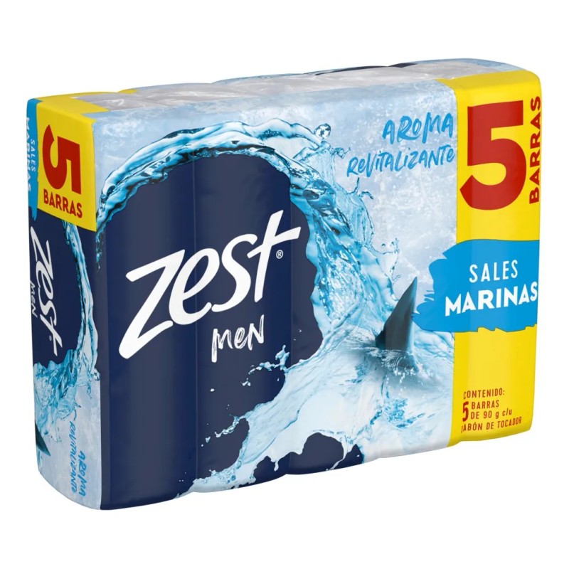 Pack Jabón Barra Zest Men