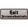Deko7 Tin Sign 27 x 10 cm Stop - Halt