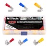 Hilitchi 120pcs 22-16/16-14/12-10AWG Piggy Back Insulated Terminals Electrical Wiring Wire