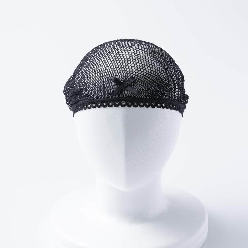 Kai Corporation Hair Goods Hair Net Black (with Ribbon) HA3045