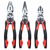 3PCS Combination Pliers Set, 9 In 1 Multifunction Electrician Tool,