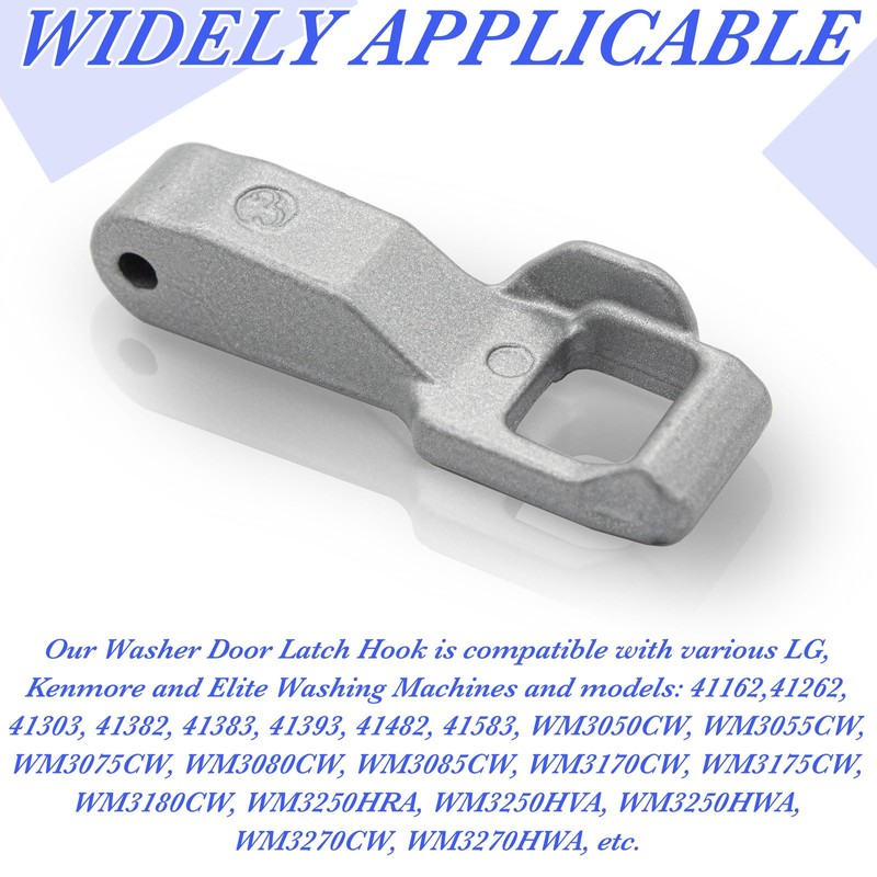 MFG63099101 Washer Door Lock Strik Door Latch Hook Locker Replacement
