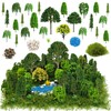 OrgMemory Model Scenery, 31pcs, Fairy Garden Accessories, Diorama Supplies Kit,