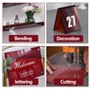 Frddiud 3 Red Transparent Acrylic Sheets, 12 x 12 x