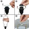 2Pack HZHFCB 7 8 9 10 inch Lamp Shade Harp