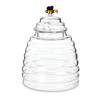HIC Kitchen Glass Honey Jar with Lid and Honey Dipper,