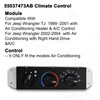 MuHize 55037473AB Heater Climate Control Module Panel, A/C Control Switch