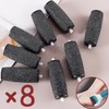 8PCS Foot File Replacement Rollers - Extra Coarse Refill Rollers