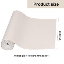 Tenceur Unprimed Cotton Canvas Roll for Painting Wide White Canvas Large Canvases for Painting Artist Painting Backdrop Fabric for Oil and Acrylic Paint(23.6 Inch x 26.3 Ft)