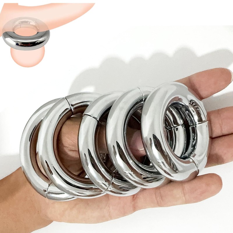 Men's Metal Magnetic Ring, Stretching Exercise Magnetic Ring-A357 (40mm)