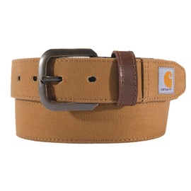 Carhartt Women's Casual Rugged Belts, Available in Multiple Styles, Colors & Sizes, Small, Canvas Duck (Carhartt Brown)