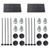 Fan Mounting Kit, Push Through Fan Zip Ties Straps, Electric