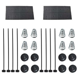 Fan Mounting Kit, Push Through Fan Zip Ties Straps, Electric Radiator Fan Installation Kit, Hold Down Mounting Kit for Electric Cooling Fan, Transmission Cooler, Universal Car Accessories (2 Set)