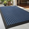 DEXI Front Door Mat Outside Entrance, 2x3 ft Rubber Entry