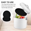 KingBra 10Pcs 6.5 Inch Charcoal Filters for Kitchen Compost Bin,