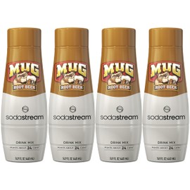 SodaStream Mug Root Beer Drink Mix (440ml, Pack of 4)