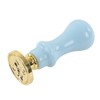 Wax Sealing Stamp Kit Clear Pattern Delicate Wax Detachable Handle