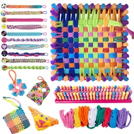Bokynu Pot Holder Loom Kit for Kids, Weaving Looms Toys for Kids and Adults