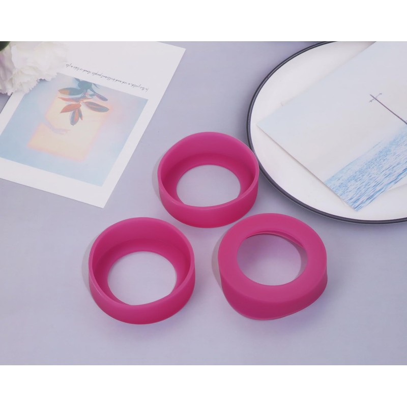 ONLYKXY - 3 fundas protectoras de silicona de 6 cm,