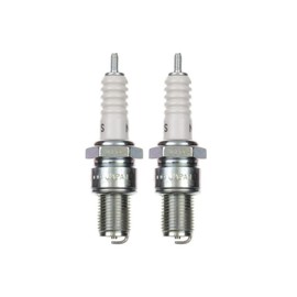 Spark Plug Set B7ES 2 Pieces - Fits Yamaha XS/XJ 750, Suzuki GT 750, Kawasaki KE/KLX/Z 250, Moto Guzzi V35