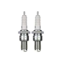 Spark Plug Set B7ES 2 Pieces - Fits Yamaha XS/XJ 750, Suzuki GT 750, Kawasaki KE/KLX/Z 250, Moto Guzzi V35