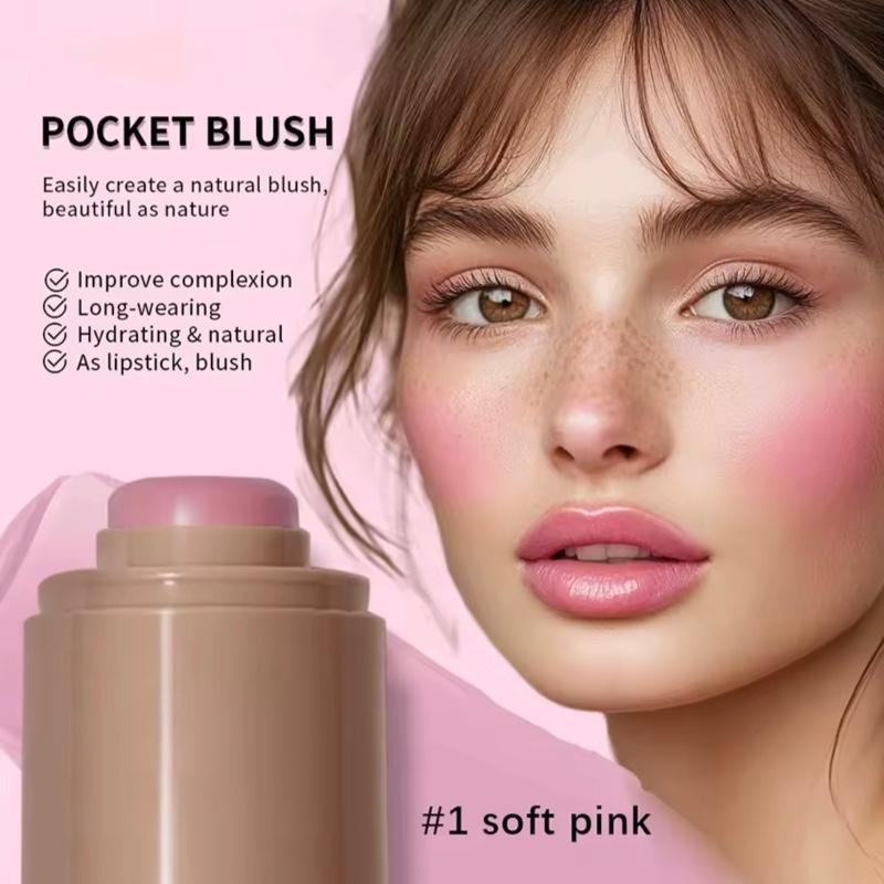 Long Lasting Silky Blush Stick 53GK-01 Waterproof Multi-functional Lipstick &