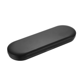 uxcell Cajas de Metal para Almacenamiento, 6.9x2.4x0.7 Pulgadas, Caja Rectangular Negra con Bisagras Vacía para Organizar en Casa Bolígrafos y Pinceles de Maquillaje