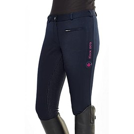 PFIFF Women's Riding Breeches 'Yasmin', blue, blue, 44