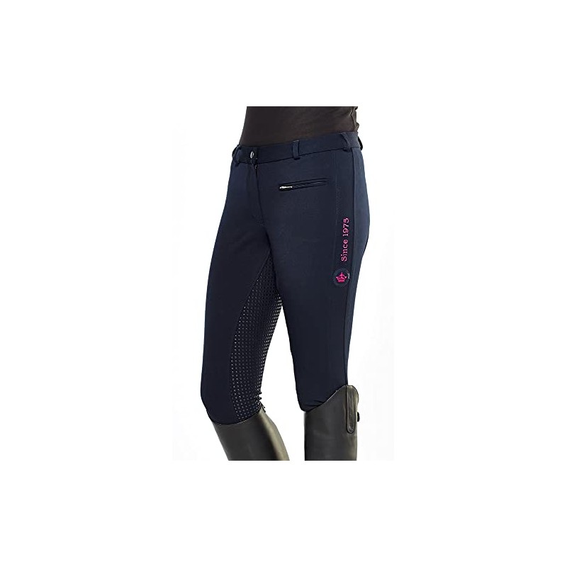 PFIFF Women's Riding Breeches 'Yasmin', blue, blue, 44