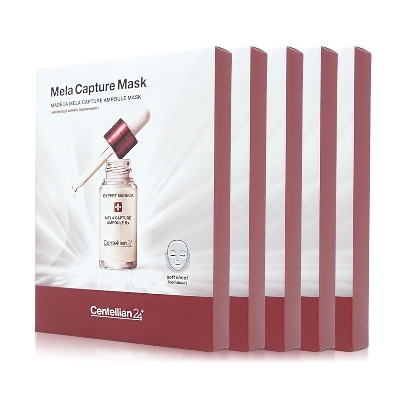 Centellian24 Madeca Mela Capture Ampoule Mask 4 sheets, 5 boxes