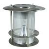 colourliving Stainless Steel Solar Garden Light with 6 LED Solar