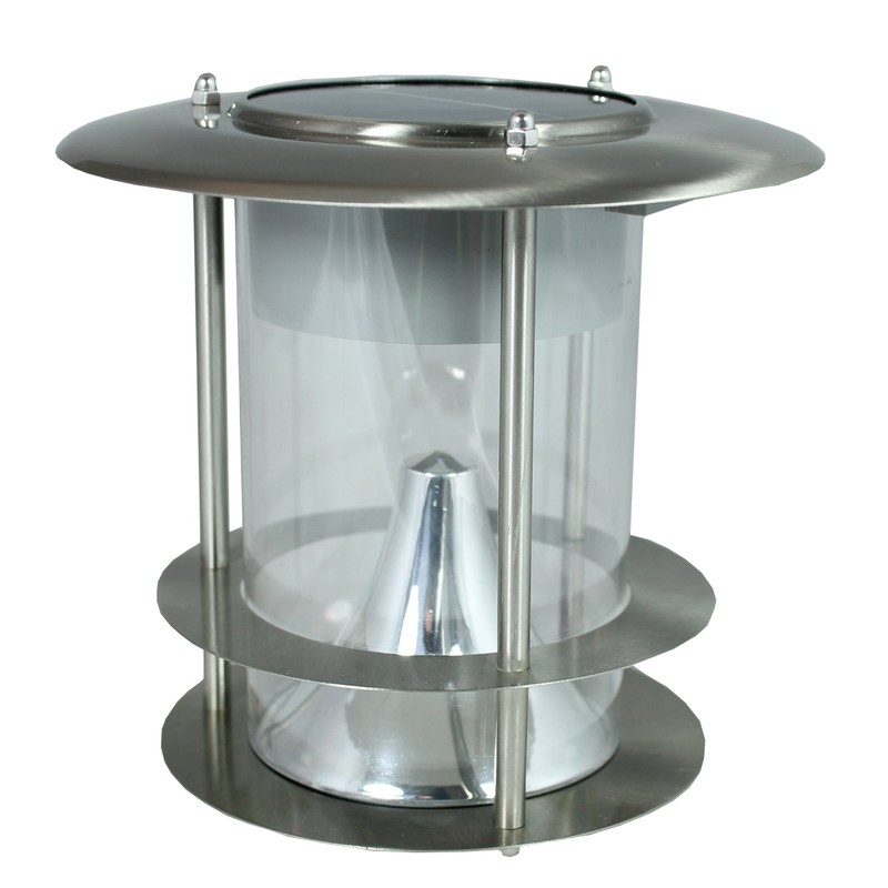 colourliving Stainless Steel Solar Garden Light with 6 LED Solar