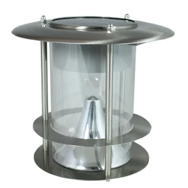 colourliving Stainless Steel Solar Garden Light with 6 LED Solar Lamp Garden Lighting Path Lighting