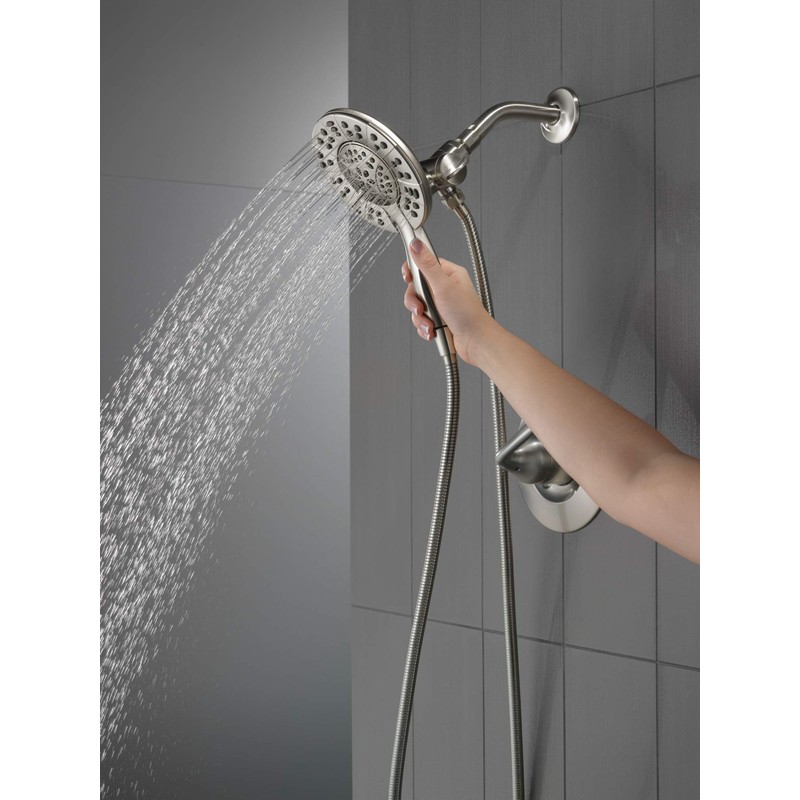 Delta Arvo 14 Series Brushed Nickel Shower Faucet Set with