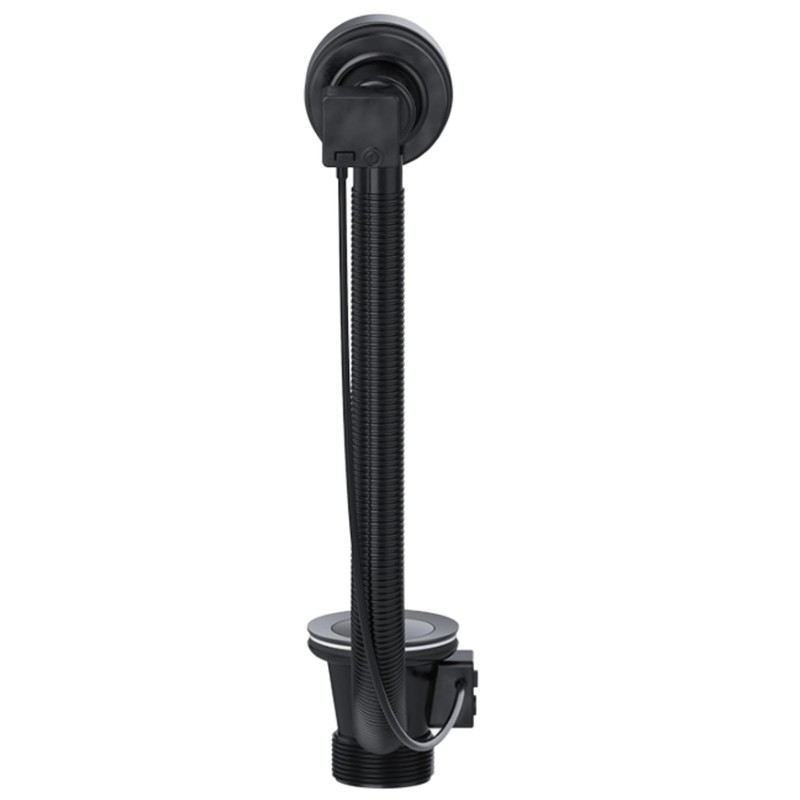 Hulthor Pop-Up Bath Waste and Overflow Kit Matte Black -