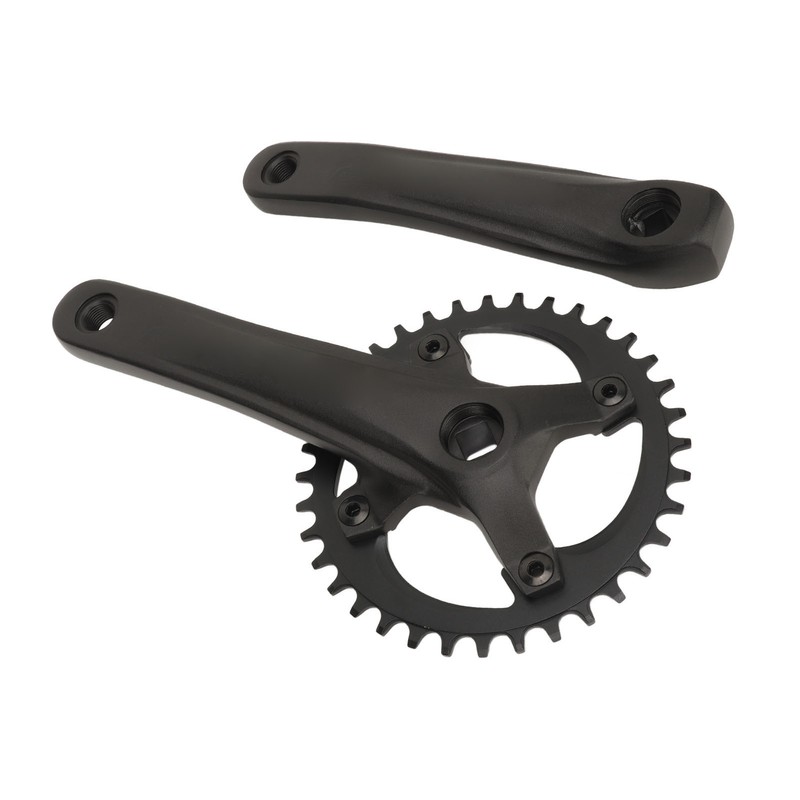 104 BCD Mountain Bike Single Speed Crankset 36T Square Hole