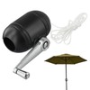 Outdoor Patio Umbrella Tilt Mechanism Crank with Rope Replacement Part