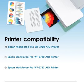 For Epson 702XL ink cartridges 2 PK 702 XL T702XL Black Ink For Epson 702 Workforce WF-3720 WF-3730 WF-3733